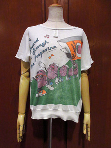  Vintage 80*s*JANE COLBY женский California изюм застежка с планкой футболка *230504k5-w-tsh 1980s tops б/у одежда 