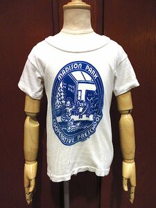 ビンテージ70's●MADISON PARK COOPERATIVE PRESCHOOLキッズ半袖Tシャツ●230508c2-k-tsh 1970s子供服古着