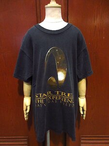 ビンテージ90's●STER TREKキッズコットンTシシャツ黒size L●230522c6-k-tsh 1990s古着トップス半袖スタートレック