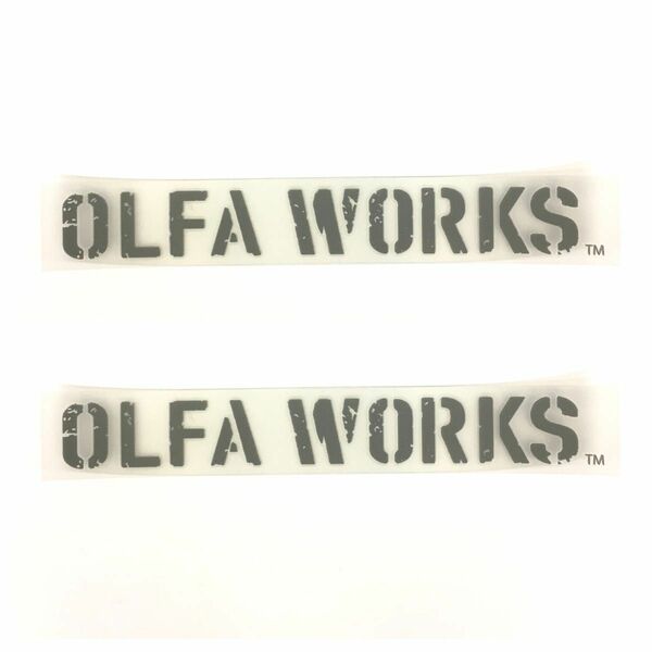 OLFA WORKS オルファ ステッカー カッティング 2枚 正規品