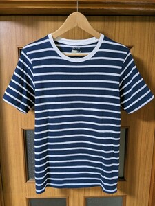 ナノユニバース ボーダーTシャツ S