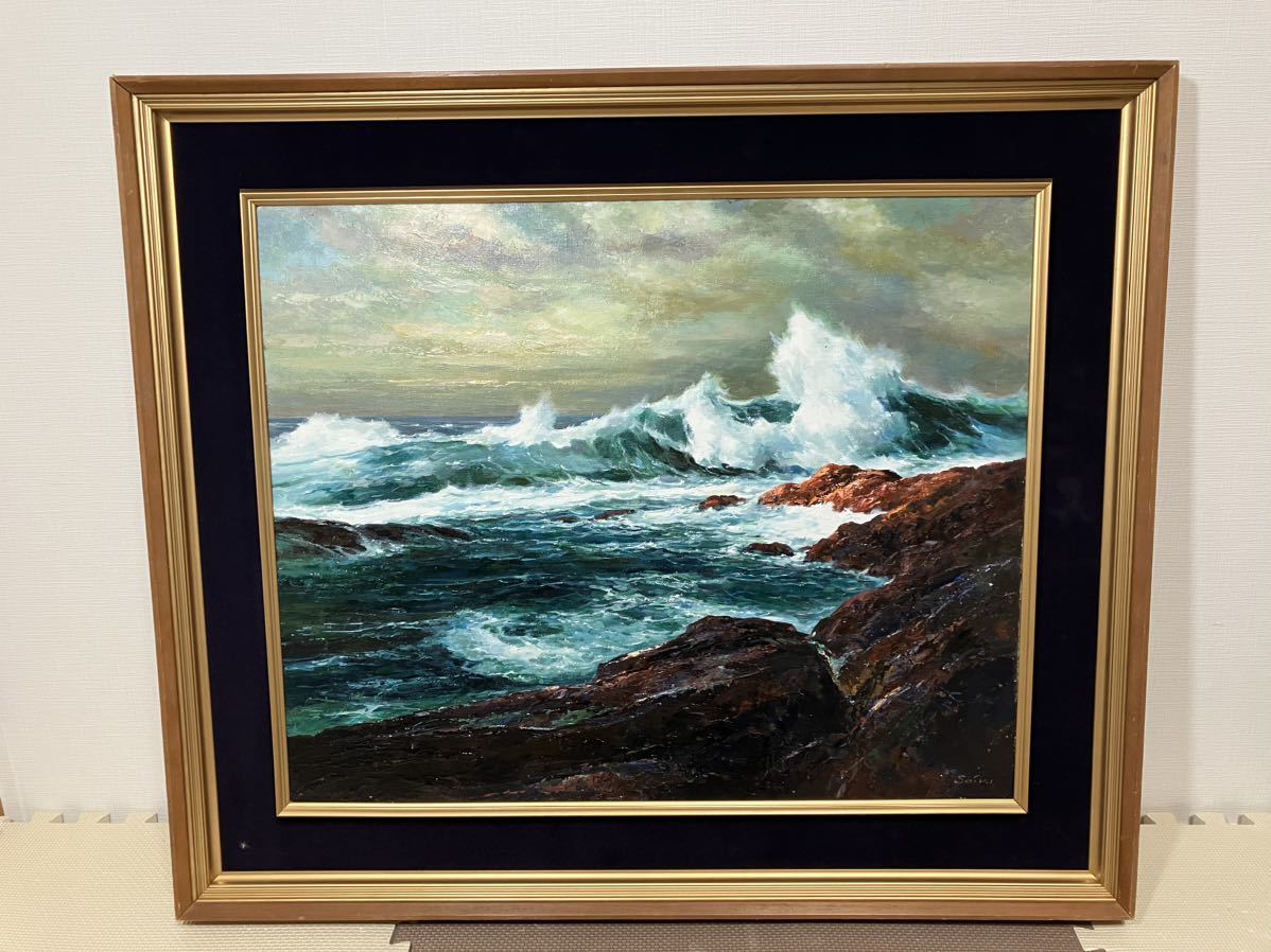 売り出し安い - 【美品特価】日本画 大型商品 「風景画 飛騨高山