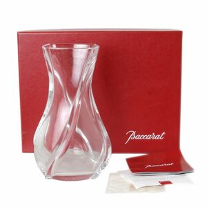 Baccarat バカラ セルパンタン フラワーベース 花瓶 廃盤品 希少 バカラクリスタルガラス クリア NT Bランク