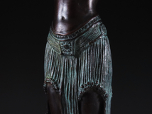 【晃】アール・デコ彫刻の巨匠 Demetre Chiparus デメートル シパリュス 作 ブロンズ彫刻 女性像 オブジェ 高49cm 西洋アンティーク_画像9