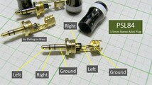 管理番号＝3J115　自作用φ3.5ステレオミニプラグ　　太ケーブル可　　PSL84 　3個セット_画像5