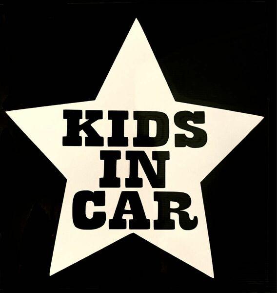 キッズインカー オリジナル転写ステッカー kids in car