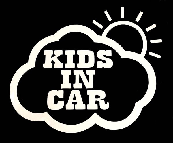 キッズインカー オリジナル転写ステッカー kids in car