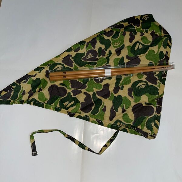 送料無料 A BATHING APE 京都開店記念限定 老舗コラボお箸 専用風呂敷とポストカードセット 新品未使用