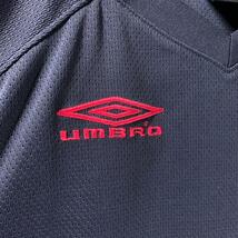 00s UMBRO ノースリーブ ゲームシャツ メッシュ ベスト グレー L_画像4