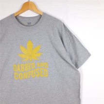 FRUIT OF THE LOOM クルーネック半袖プリントTシャツ メンズUS-2XLサイズ WHISKEY TANGO マリファナ ヘザーグレー t-2506n_画像1