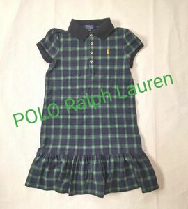 POLO ラルフローレン ワンピース 120～130 訳あり ポロワンピース RALPH LAUREN 半袖