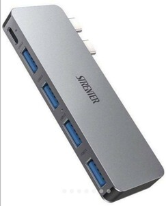 USB Type C hub MacBook Pro&Air 2020 5-IN-2 USB-C hub PD charge port 