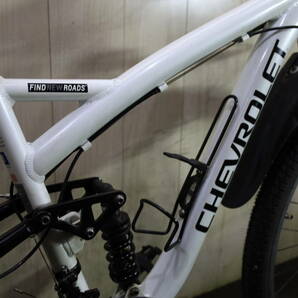 人気美品！シボレー(CHEVROLET) 26型 16速 430mm Wサス付き WHITE MTBの画像10