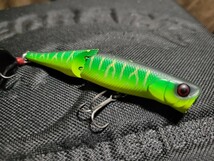 ★JACKALL★Boil Trigger 77 ジャッカル ボイルトリガー 77 マットタイガー 中古品 Length 77mm Weight 5g Type Floating ポッパー_画像7