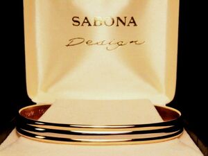 新品訳あり② SABONA LONDON ブレスレットバングル K24 Gold