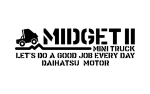  stencil стикер [ Midget . работа!!] Setagaya основа * Daihatsu 