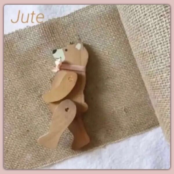 【Jute cloth】ジュートクロス / 麻布 〈幅20cm×2.0m〉ガーデニングやハンドメイドに◎カットしやすいサイズ！