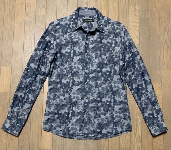 HIGH STREET ハイストリート コットンシャツ 迷彩 長袖 シャツ