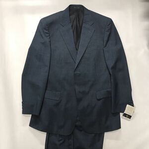 新品　高級　タグ付きJEANPAULGIRBAUDParis　2つボタンスーツセットアップ　サイズAB5 ブルー系エジプシャンブルーサラサラ生地希少カラー