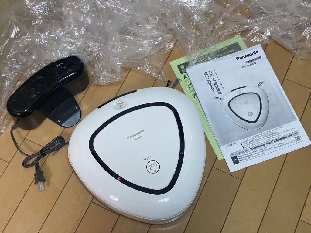 美品•動作良好】Panasonic ロボット掃除機MC-RX200S-W-