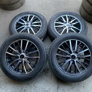 バリ溝　スタッドレス4本セット　アルミホイール ヨコハマ ice GUARD ig70 185/60R15 2021年