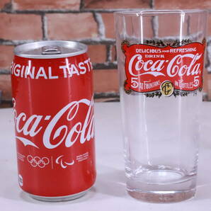 未使用! コカ・コーラ グラス コップ 6個セット レトロ品 長期保管品 高さ約15cm ドリンクグラス Coca-Cola 非売品■(R0909)の画像3