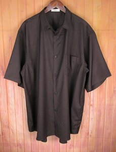 LSH3800 alvana アルヴァナ WRINKLE PROOF SHIRTS ASS-001 半袖シャツ 4 チャコール 未使用