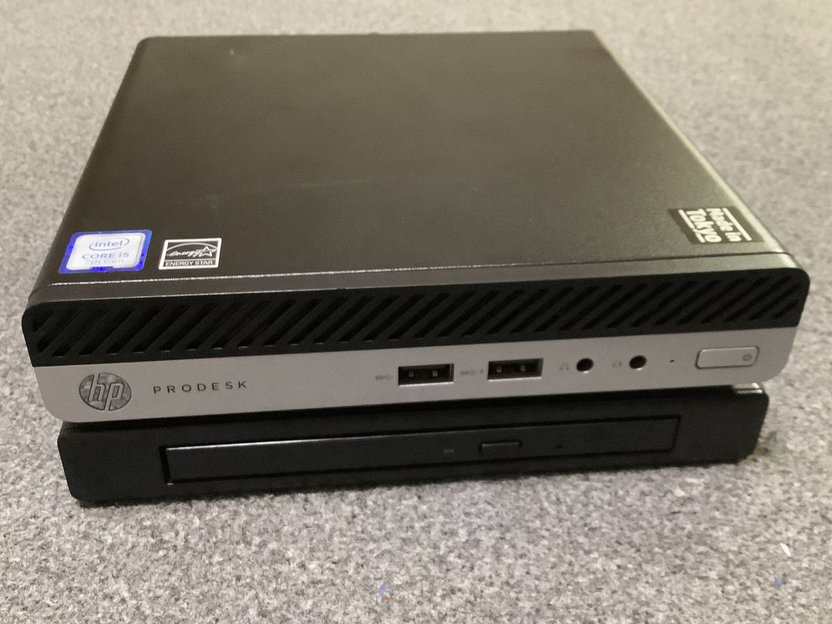 hp ProDesk 400 G3 Mini ① Intel Core i5-7500T/Windows10 PRO/SSD