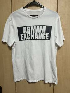 ARMANI EXCHANGE Tシャツ　Mサイズ半袖Tシャツ アルマーニ　ホワイト　白