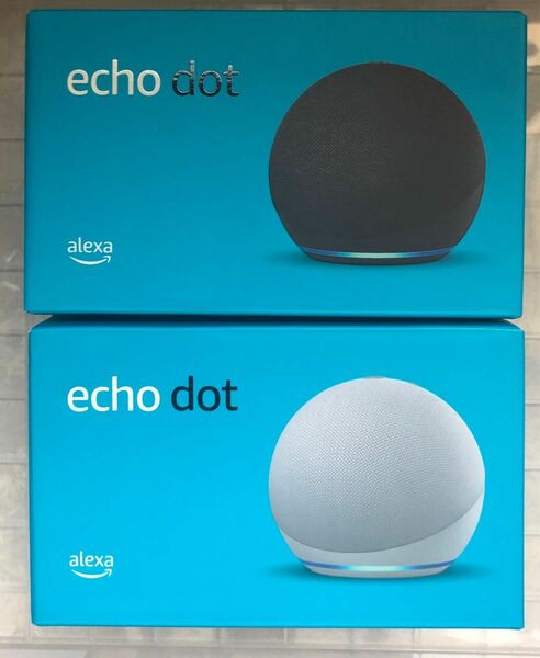 新品　Amazon echo dot 第4世代　2個セット　チャコール　グレーシャーホワイト