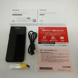 【中古 美品】SONY WALKMAN NW-ZX507 64GB ハイレゾ対応 ブラック ウォークマン microSDカード対応 021