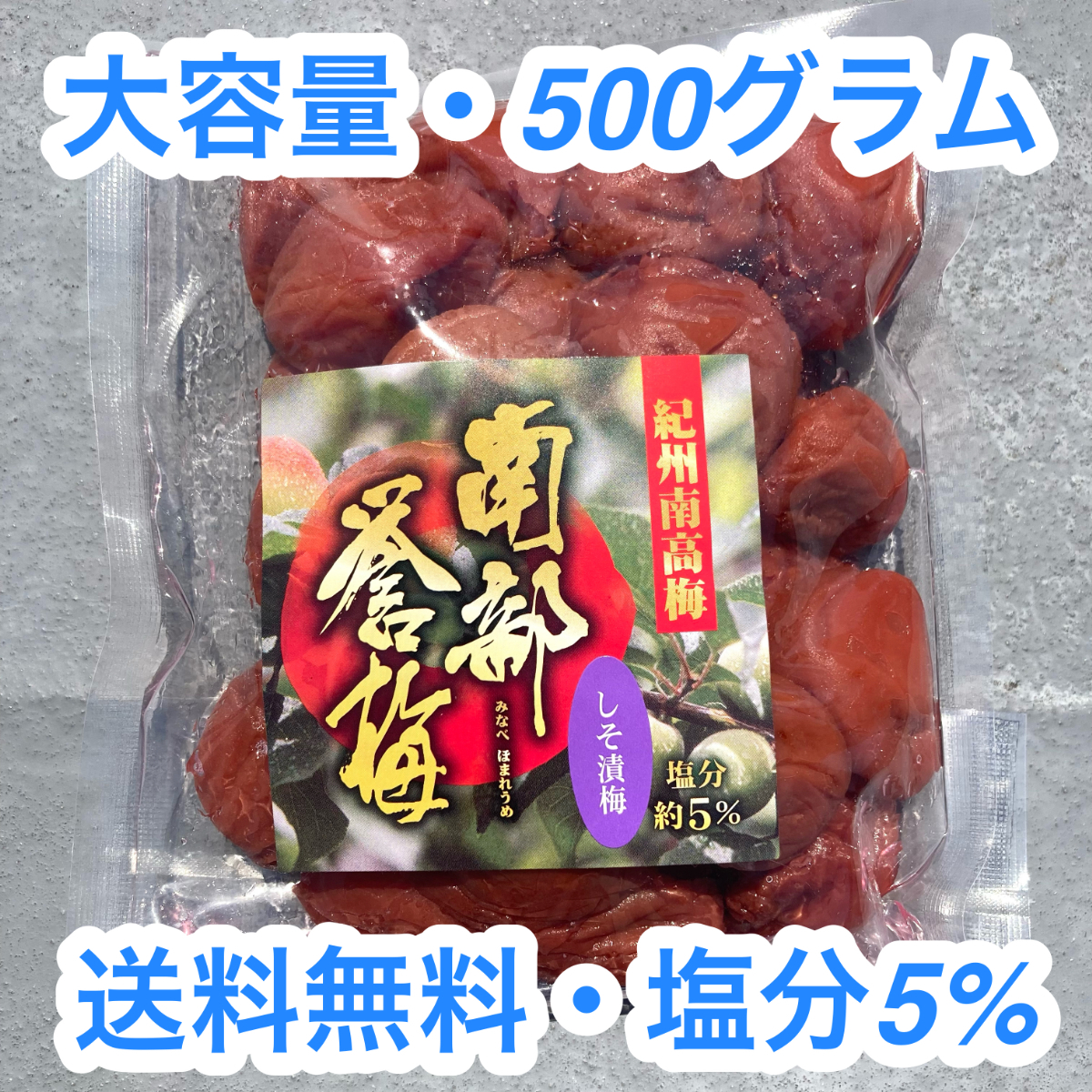 ★1kg★ 500g×2点セット 紀州南高梅 梅干し