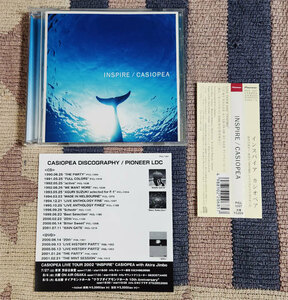 CD　インスパイア　INSPIRE　カシオペア　Casiopea　正規国内盤　オビ付　ディスク良好　割引特典あり