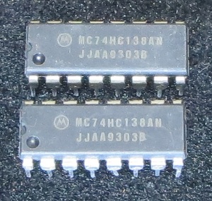 IC MC74HC138AN エンコーダ、デコーダ、マルチプレクサ 3-to-8 line decoder/demul 2個 ICチップ 半導体 動作品 部品,パーツ,工作 その5