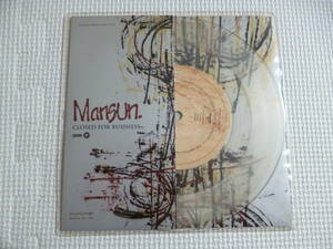 MANSUN /Closed For Business■'97年UK限定クリアーヴィニール盤7”ep インディーロック ブリットポップ ギターポップ oasis suede travis 