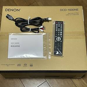 DENON CD/SACDプレーヤー DCD-1600NE / デノン 2022年製の画像8