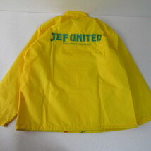 ○90s Jリーグ JEF UNITTED◆オフィシャルグッズ ジェフ 3点セット コーチジャケット Tシャツ キャップ◆メンズ イエロー Lサイズ FREE_画像4