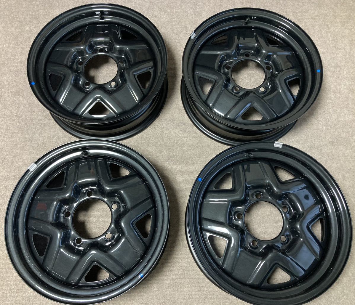 新型ジムニー 純正ホイール 4本セット JB64 スチールホイール-