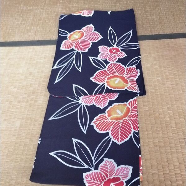 浴衣 大柄 花柄