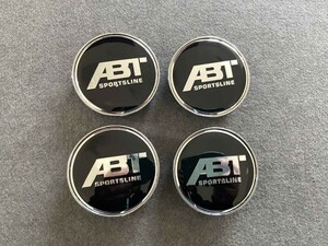 ★アウディ AUDI ABT★T27★ ホイールセンターキャップ ハブキャップカバー 車用 4個セット 外径60mm