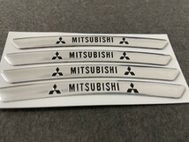 ★三菱 MITSUBISHI★46★ ホイールリムステッカー 装飾バッジデカールスタイリング 傷を隠す 4枚セット 90ｍｍ アルミ 車用_画像2