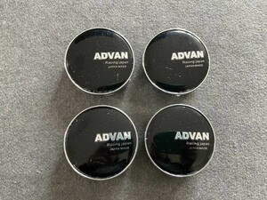 ★ADVAN Racing japan★T211★ ホイールセンターキャップ ハブキャップカバー 車用 4個セット 外径60mm