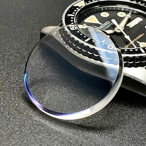 SEIKO 7S26-0030 SKX013 SKX015 用 風防 サファイアクリスタル ブルーAR フラット 社外 部品 BL