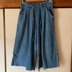 ZARA ザラ　TRFデニム　ワイド　デニムワイドパンツ ワイドパンツ 