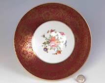 　MINTON　　豪華金彩・特大鉢＝　L　 BOWL　＝　H5191 = RED 一級品　_画像7