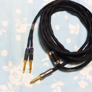 Final D8000 SONOROUS MOGAMI 2799 八芯 ブレイド編 4.4mm5極 トープラ販売 300cm 長め 布スリーブ FI-D8PAL AH-D9200 FOCAL ELEAR STELLE