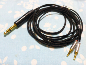 TAGO STUDIO TAKASAKI T3-01 T3-03 MOGAMI 2799 6.3mm 標準プラグ 300cm 長め (変更可) HiFiMAN SUNDARA ANANDA Arya HE560 V4 HE1000SE