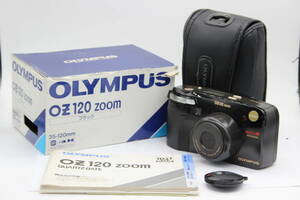 【返品保証】 【元箱付き】オリンパス Olympus OZ 120 zoom ブラック 35-120mm コンパクトカメラ C6261