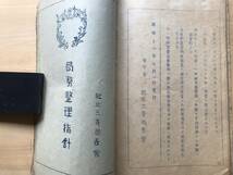 『局務整理指針』紀北三等局長会 1937年刊 ※和歌山県全域及三重県南部＝東紀州の北部 局舎・業務概要表・局務原簿・人事関係 他 02582_画像10