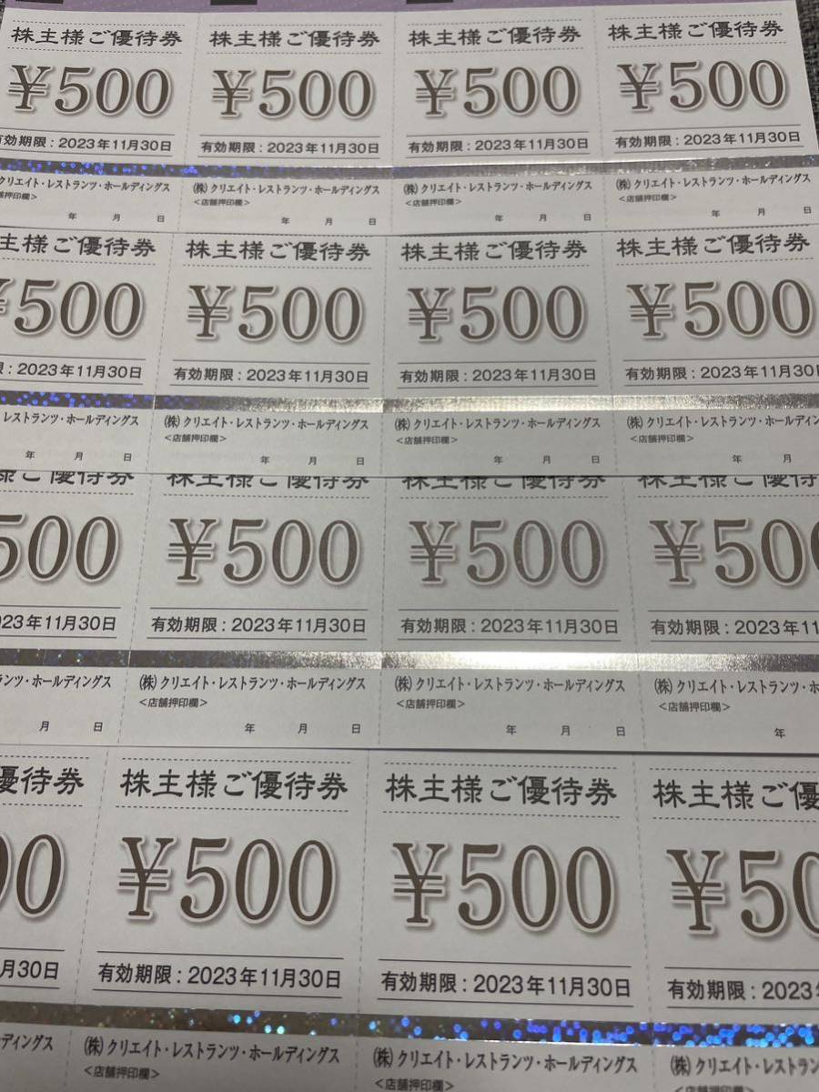 ヤフオク! - 最新 クリエイト。レストランツ。ホールディングス株主
